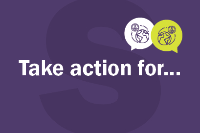 picture that reads take action for
